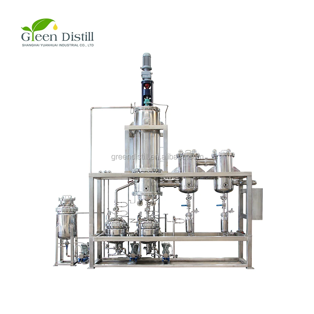 Continuous Running High Capacity Wiped Film Evaporator with High Quality Vacuum Pumps
