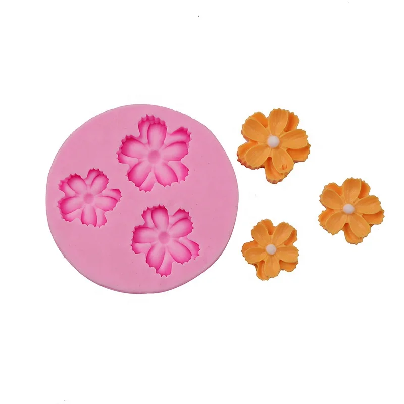Flower Cake Fondant Silicone Mould Cake Decoration Liquid Silicone Mold Cake Decoration Tool
