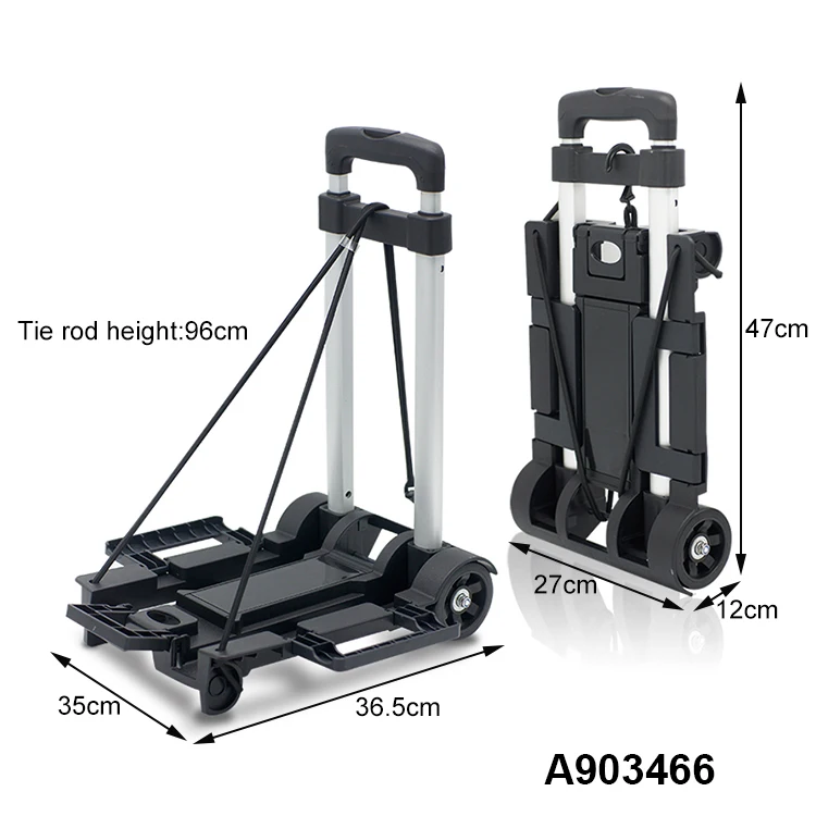 
Portable multi-function folding trolley 