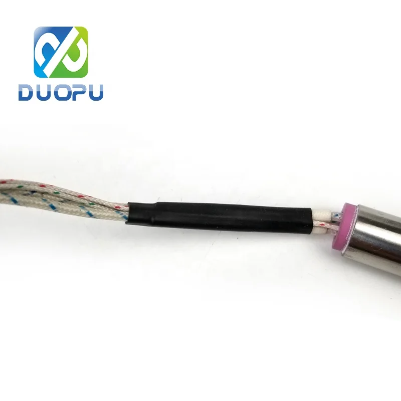 Duopu Great Quality 220V Heater Element 12.7*180mm SS304 Cartridge Heater With Thermocouple