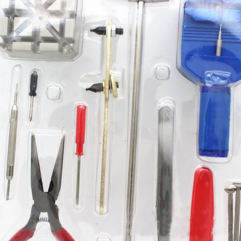 Hot Sale Repair 16-piece Watch Repair Tool Set Open Watch Back Cover Remover Steel Band Pry Bottom Knife