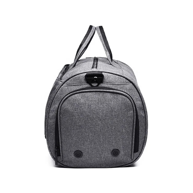 Portable Women Men Traveling Gym Sport Luggage Duffel Bag With Shoes Compartment
