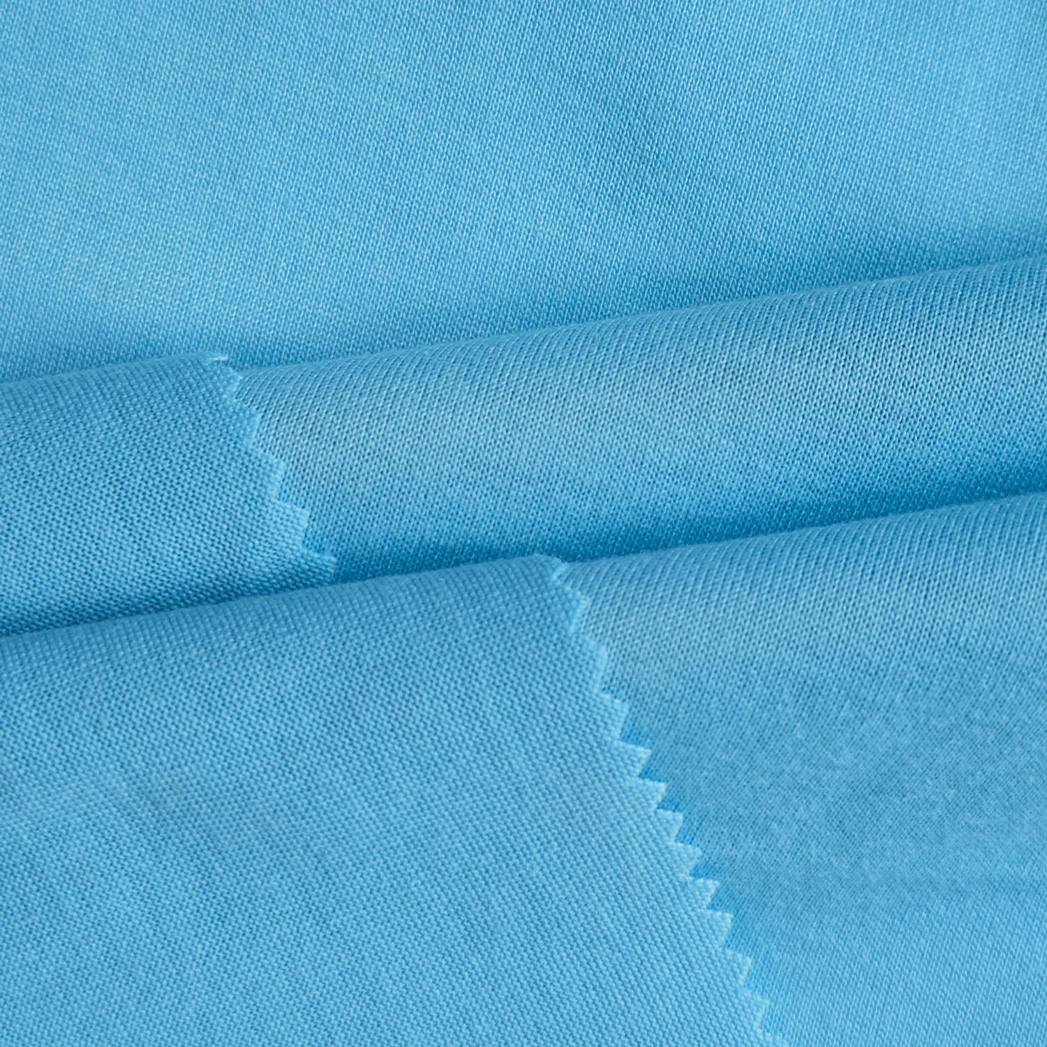 Custom Soft Breathable 100% Spun Polyester Imitation Cotton Single Jersey Fabric For Sports T-shirts