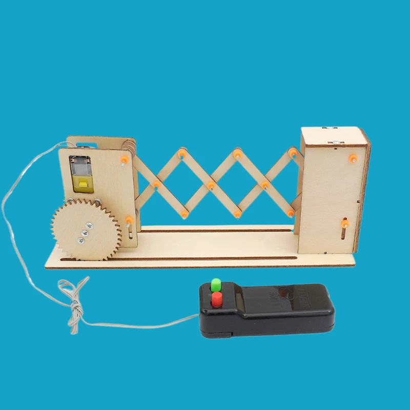 DIY Electric Telescopic Door DIY Science Experiment Kit & Education Model Toy For Children Gift Toy Project