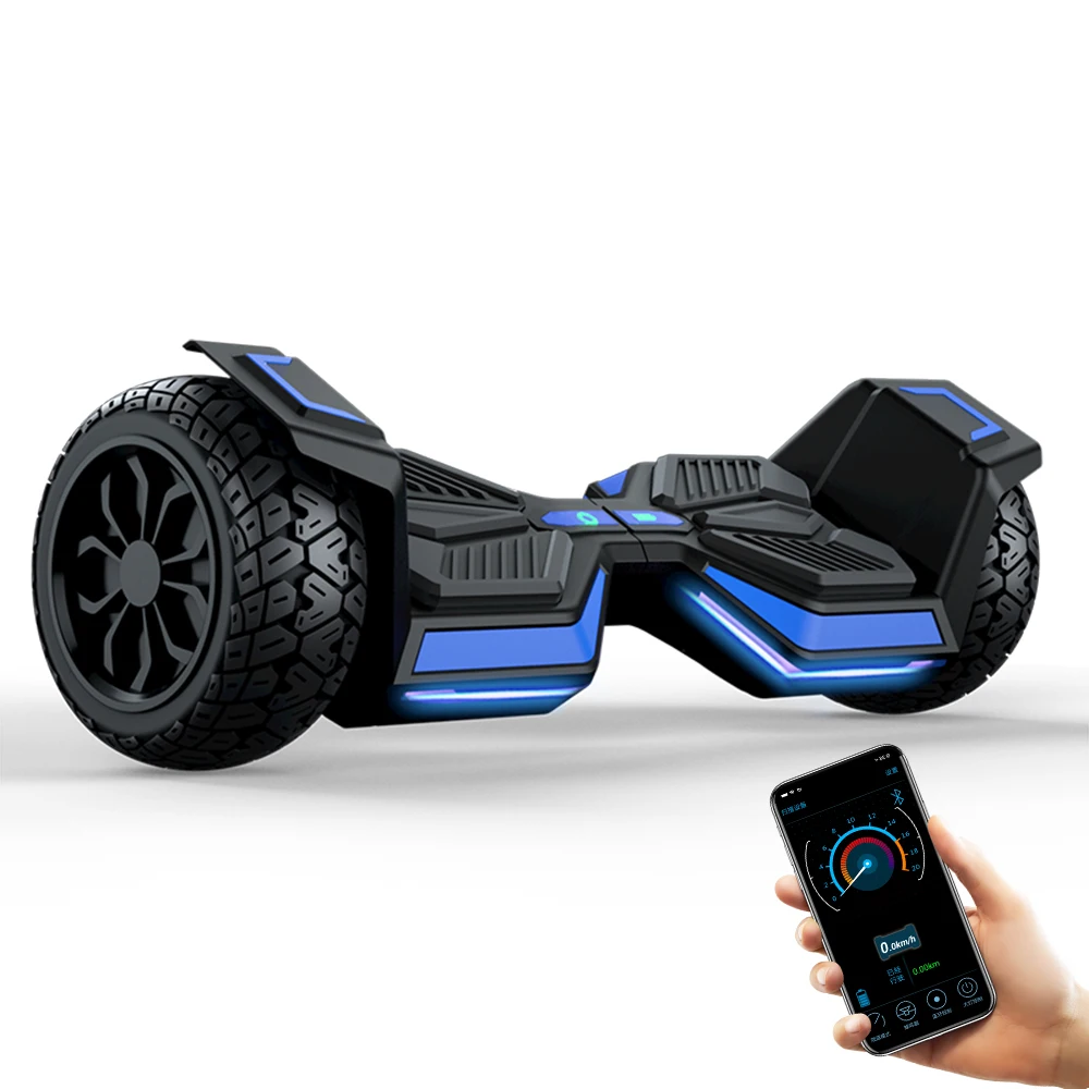 wholesale cheap 8.5 inch off road offroad off-road electric hoverboard for kids adult with app bluetooth speakers