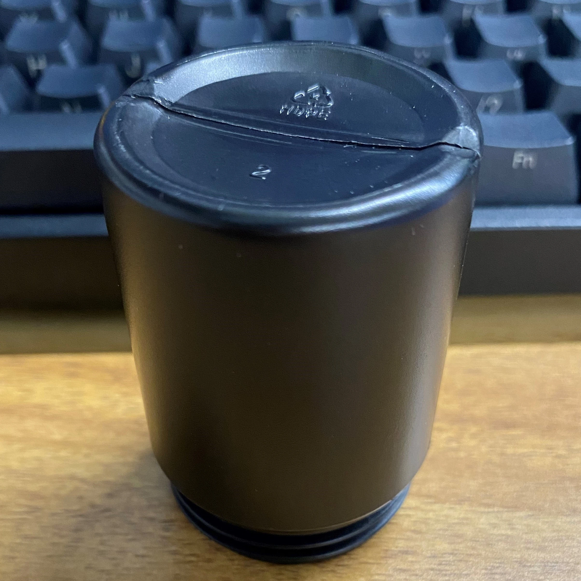 RTCO/Gensyu 2oz HDPE plain canister bottle 40mm diameter 60ml capacity color customization