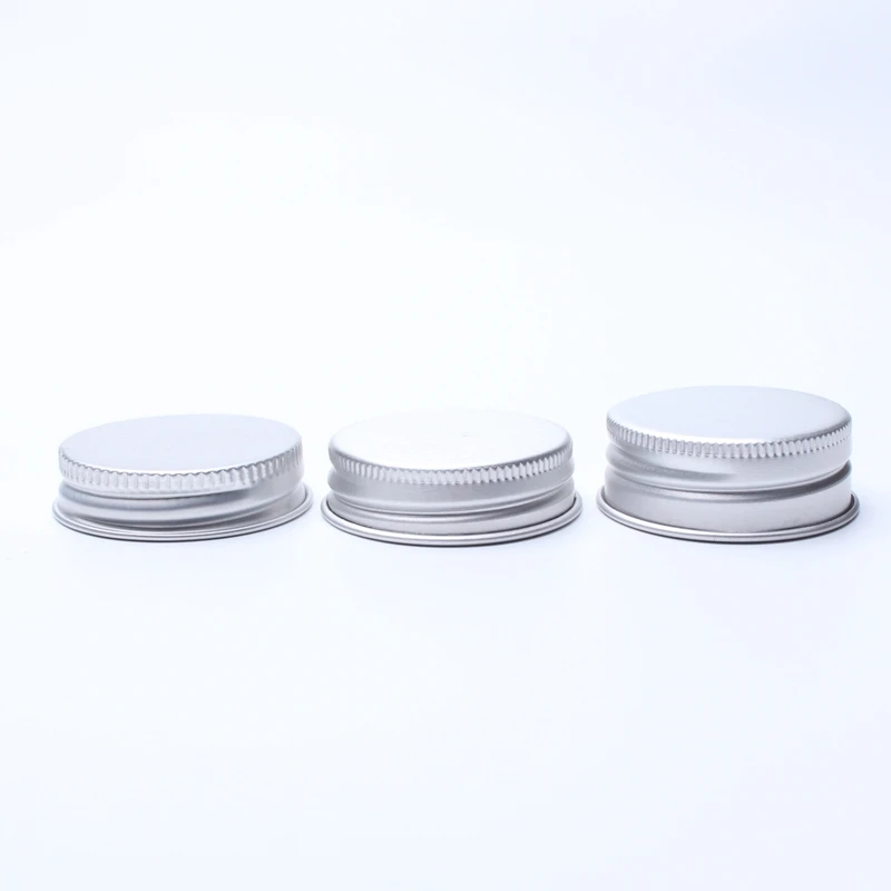 Factory Custom-made GPI 33/400 Golden Silver Aluminum Screw Lid for Screw Neck Bottles/Jars With Pressure Sensitive Liner