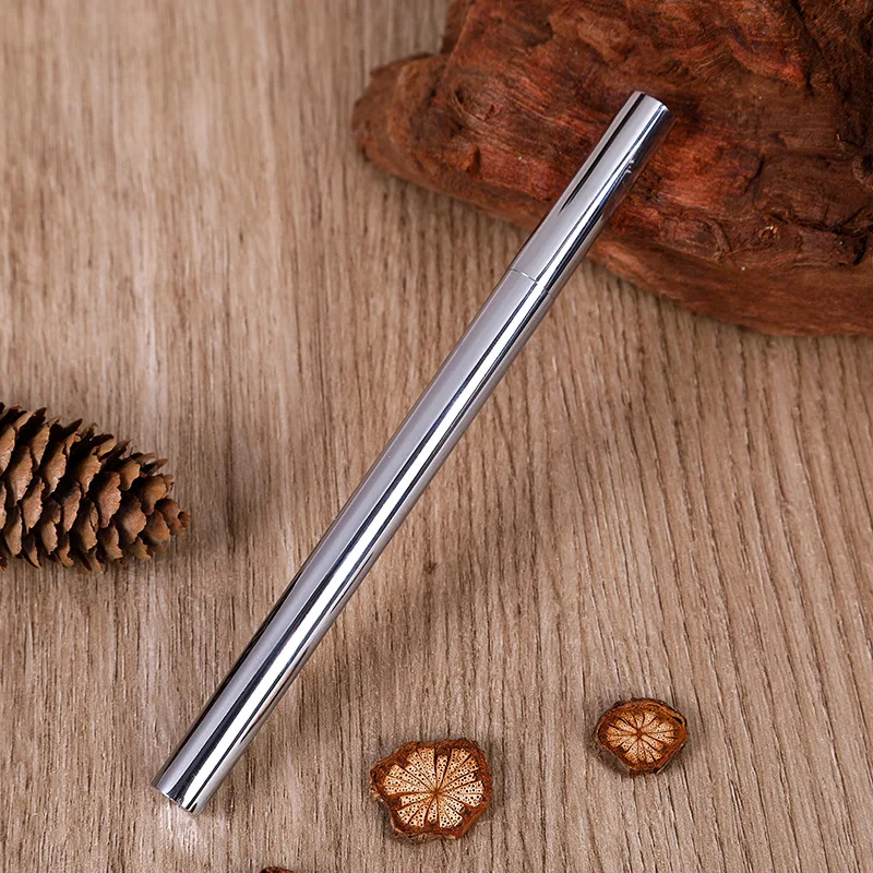 Full rose gold full chrome metal pen round barrel metal gel ink pen