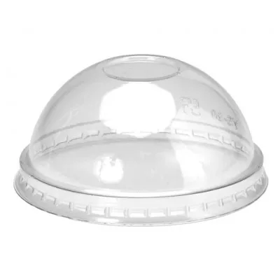 Cold Cup PLA Dome Lid with Straw Hole