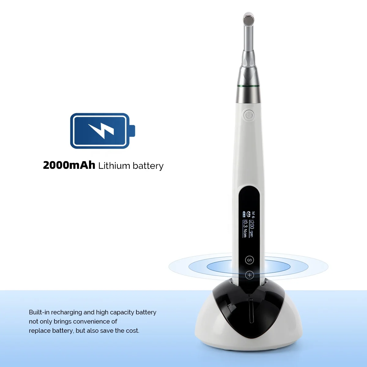 Wireless Handheld Endodontic Motor Dental Root Canal Treatment Endo Motor