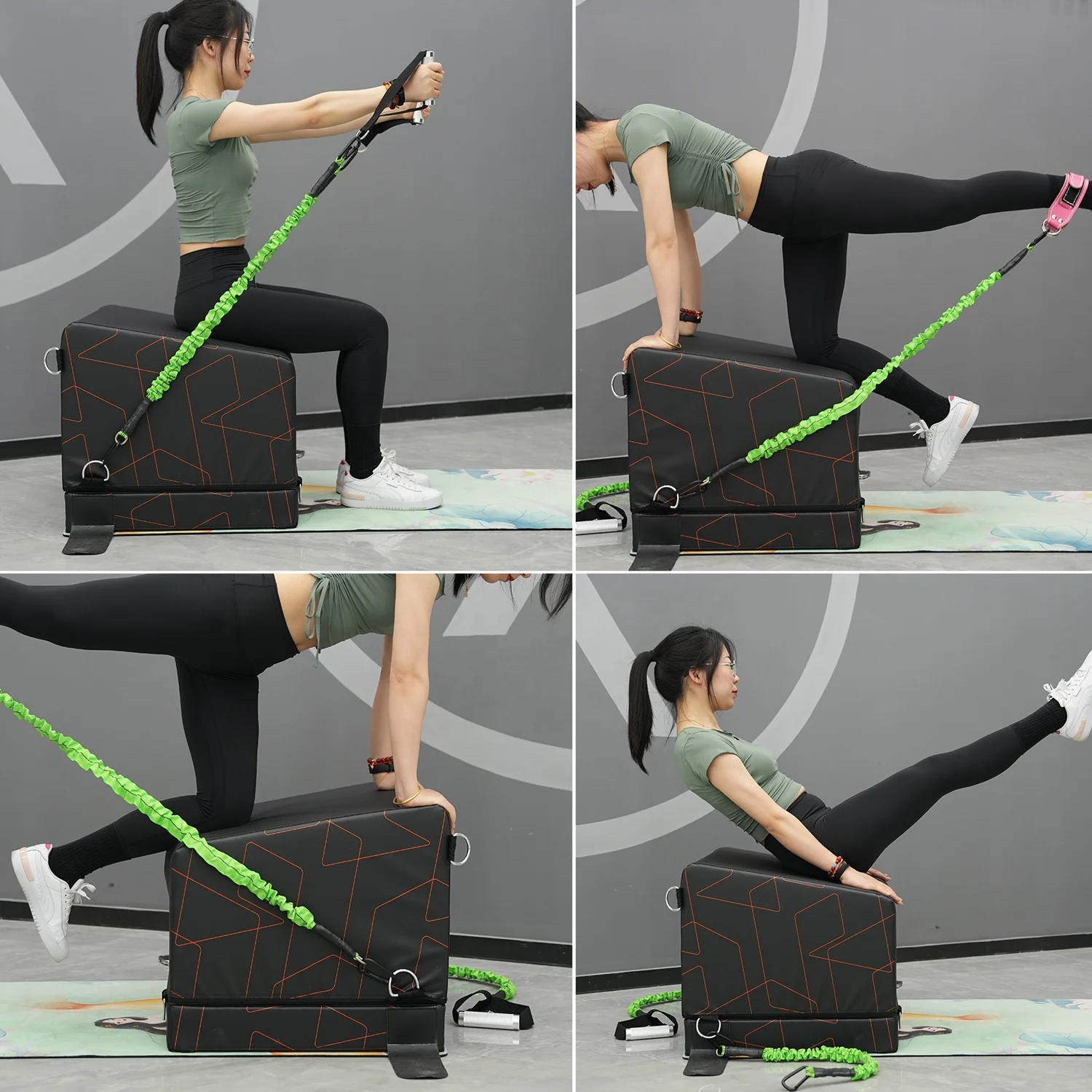 2 in 1 Soft Plyometric Jump Box for Jump Training and Conditioning  safe  foam plyo plyometric