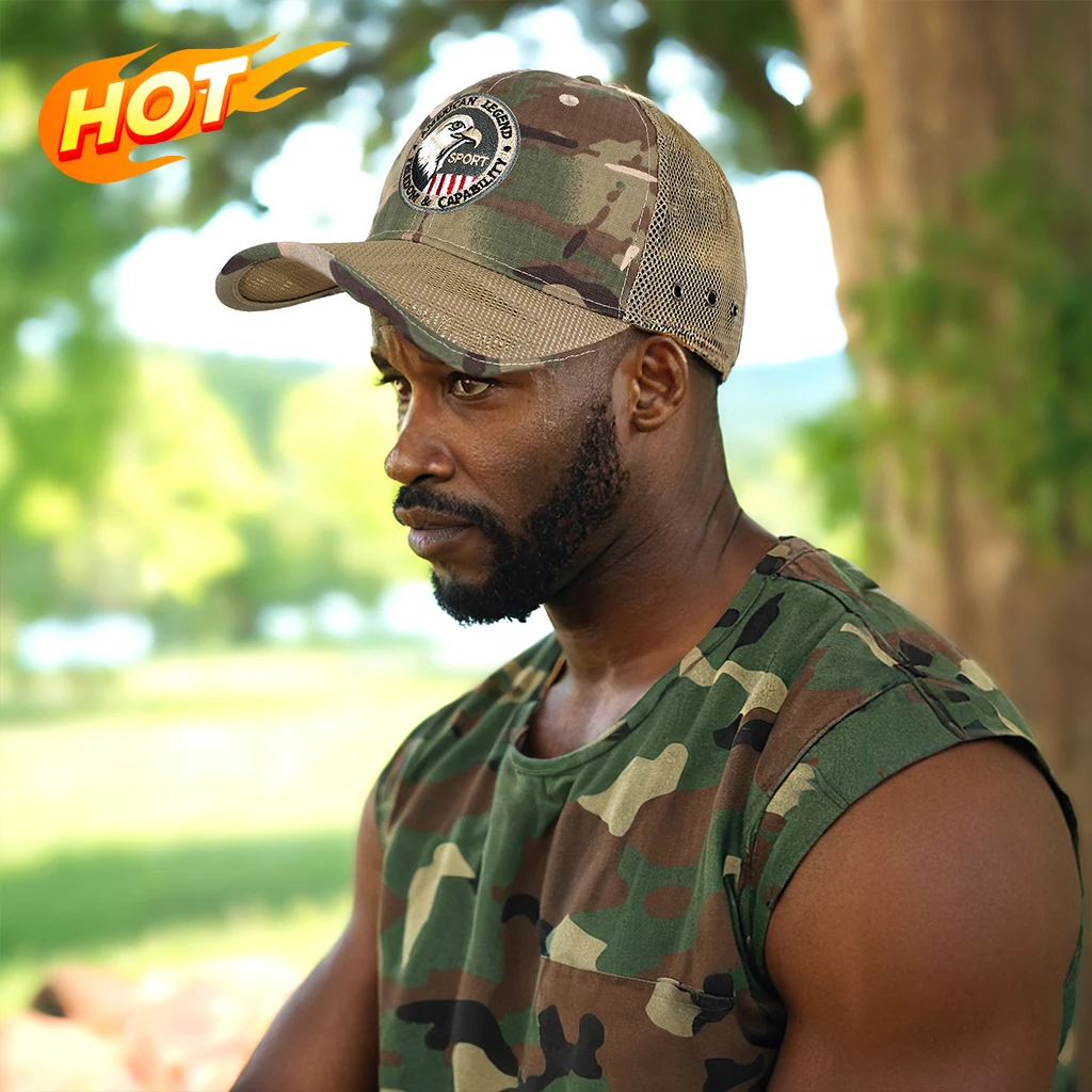 structured camo tiger stripe green ball hats for mens baseball cap