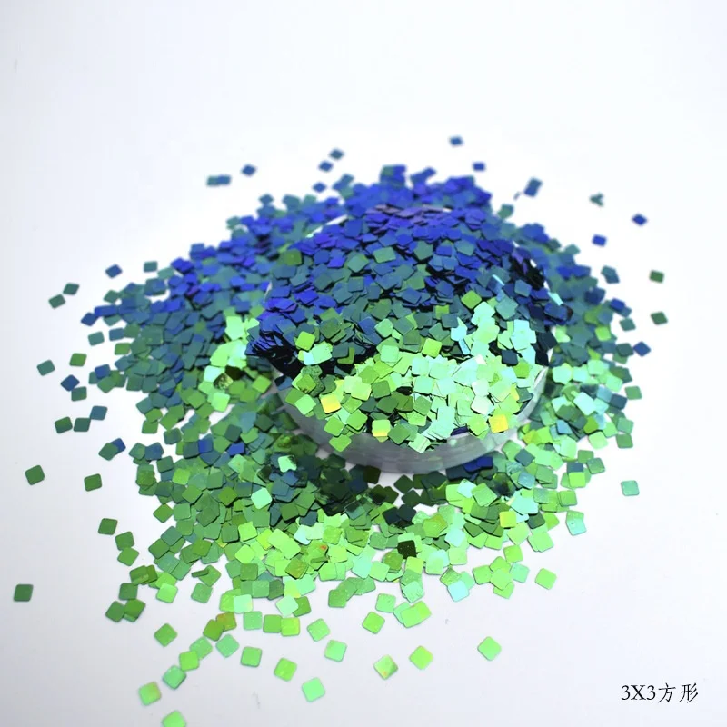 GH7888 Factory Wholesale Fine Biodegradable Chameleon Glitter Bulk Green Gold Blue Glitter Powder For Cosmetic Nail Art