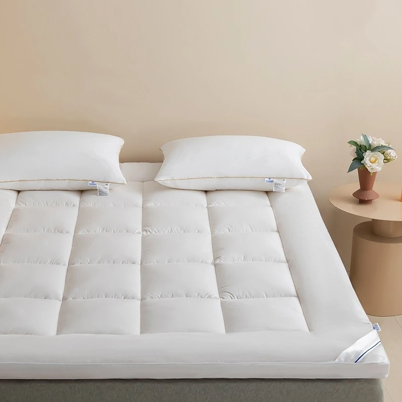 Quilted Mattress Protector Fitted Sheet Style Cover Mattress Thick Soft Pad for Bed Twin Size White color