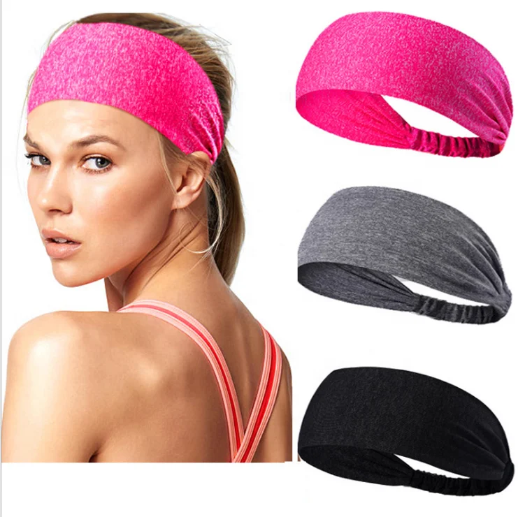 
Newest Selling Hairband Non-slip Sweatband Sport Headbands Custom Women Headband For Yoga 