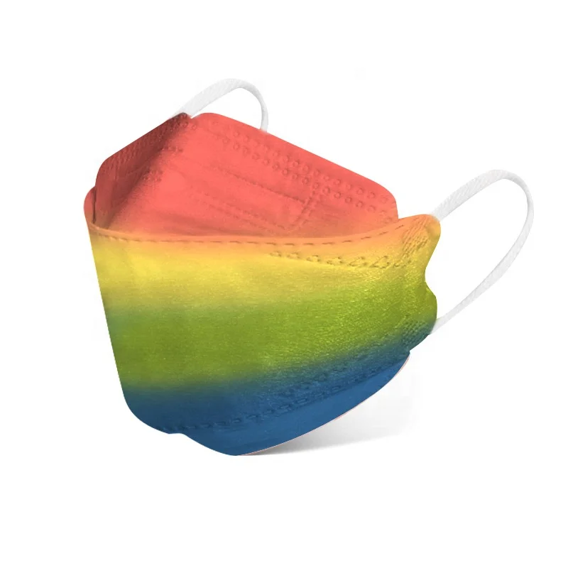 Manufacturers Facemask Korean Fish-shaped Kf94 Mask Willow Leaf 3d Protective Disposable Kf94mask