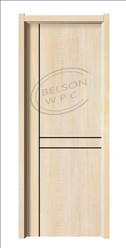 Belsonwpc Middle East Widely Used WPC Door Used Solid Wood Interior Doors Modern Security Doors