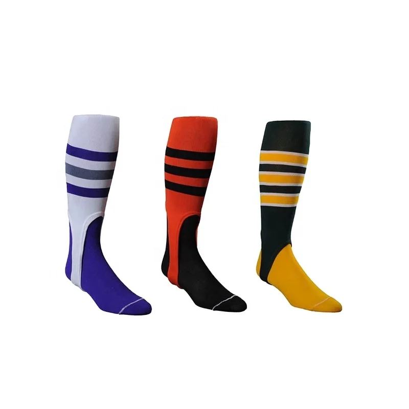 RL-B833 custom baseball socks youth baseball socks stirrup socks