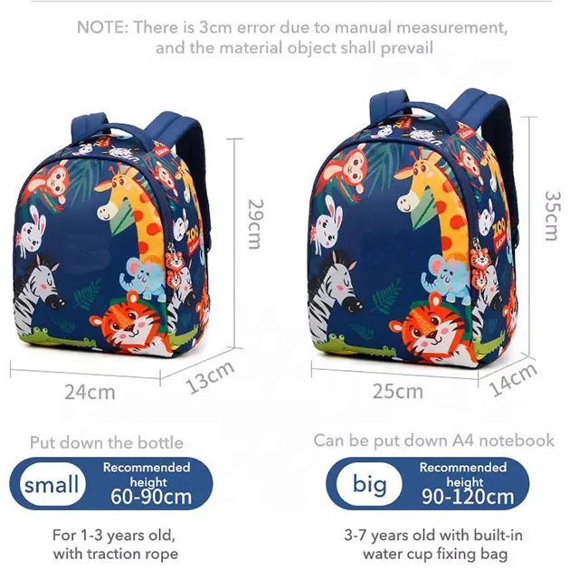 Cartoon Stray - proof Kids Backpack Children School Bag Student Book Bag with Good Quality for Boys Girls For Travel School