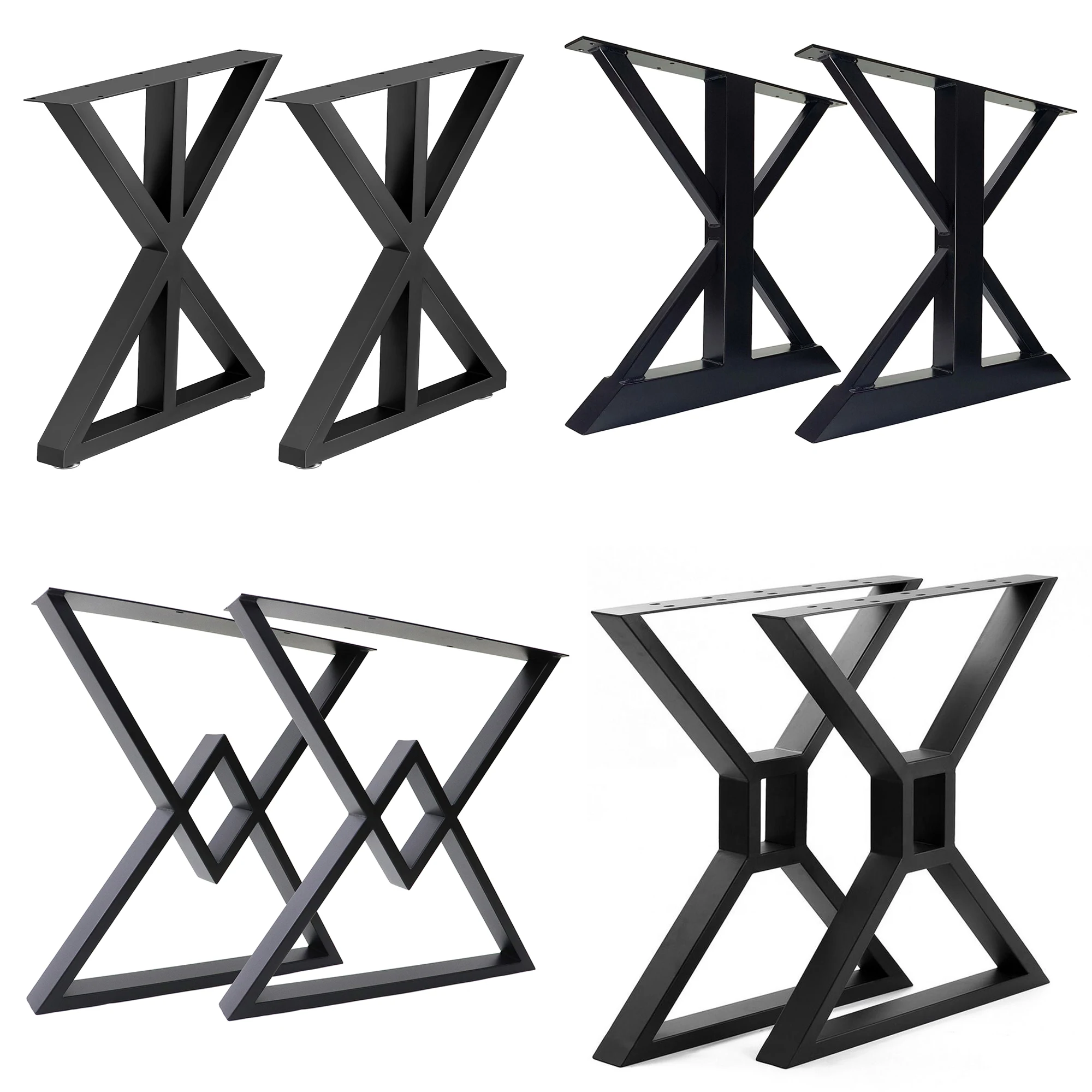 Table Frames Industrial Restaurant Desk Office Cast Iron Steel Bench Dinning Coffee Dining Furniture Metal Table Legs for Table