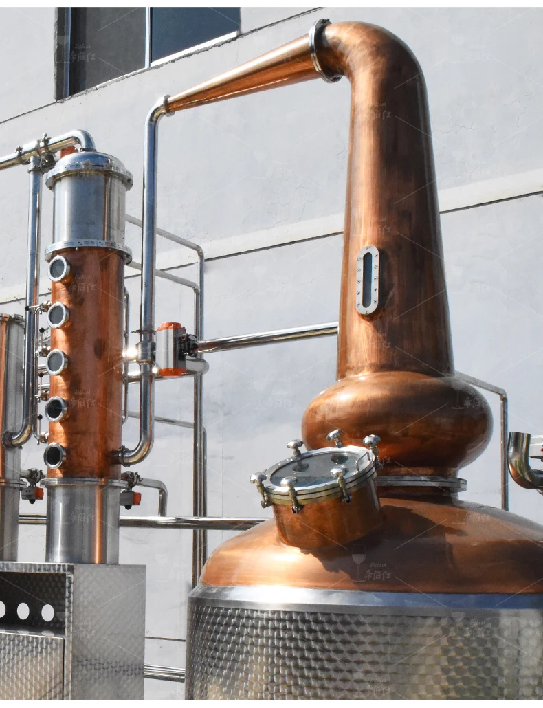 2000 liters automatic industrial alcohol distillation equipment