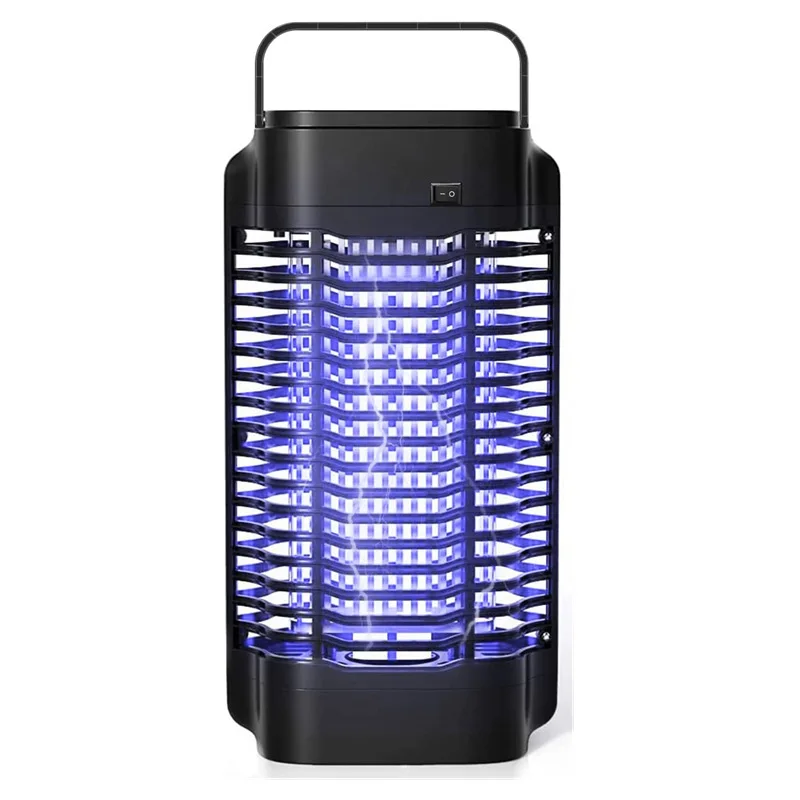 Мощный электронный Противомоскитный Zapper Fly Zapper для наружного и внутреннего помещений с подвесным крючком для сбора насекомых