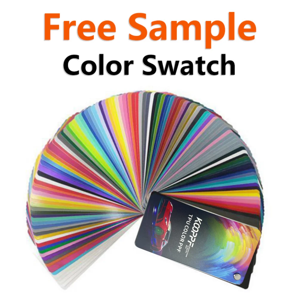 KOOPPF Gloss red TPU Color PPF Long-Lasting Vividness car Colorful paint protection film