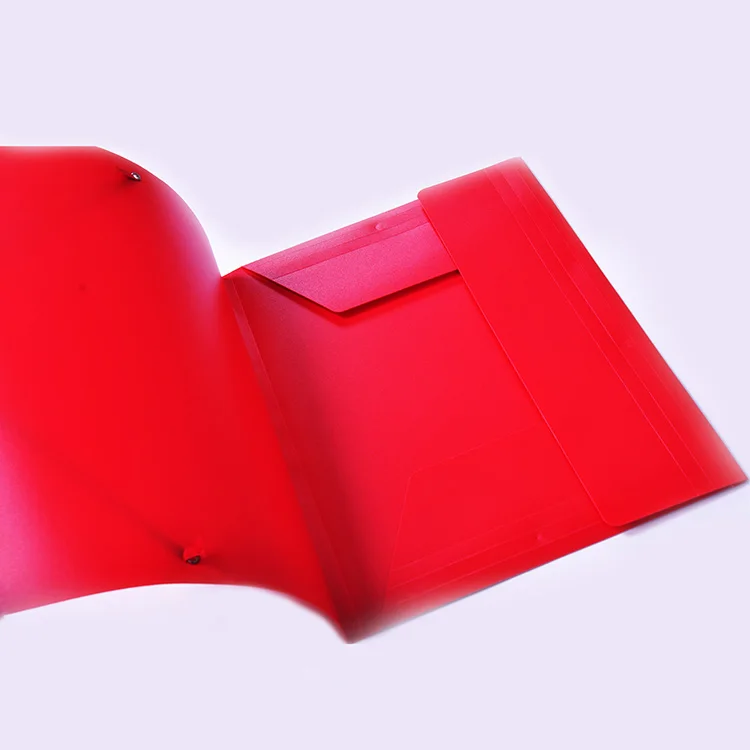 
hot sale office and school stationery custom multicolor elastic closure folder 
