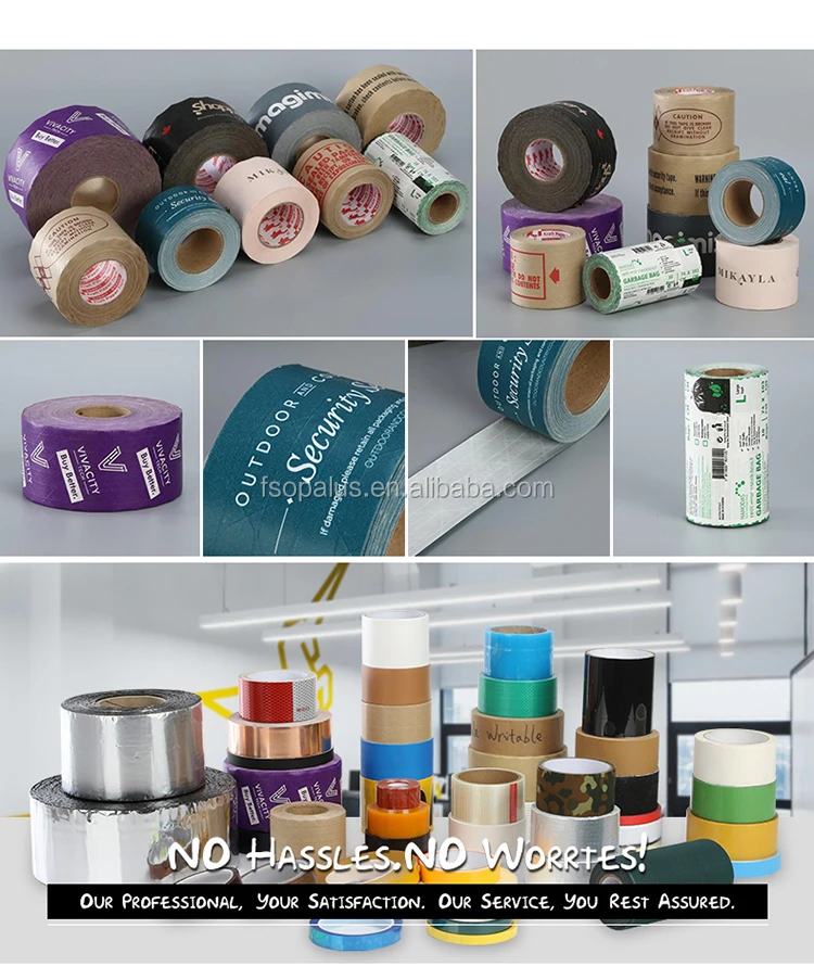 custom printed kraft paper tape