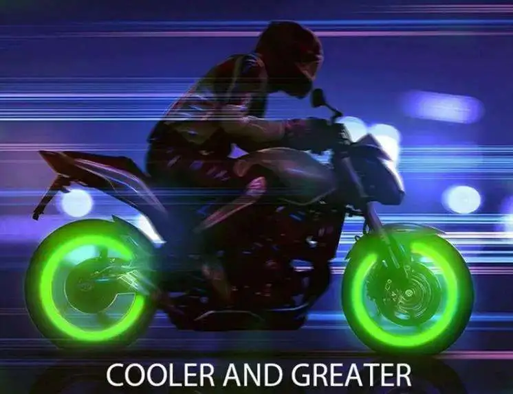 ABS Motorcycle Vehicle Truck Bicycle Bike Fluorescent Car Wheel Led Light Valve Stem Core Cover Luminous Tire Valve Caps