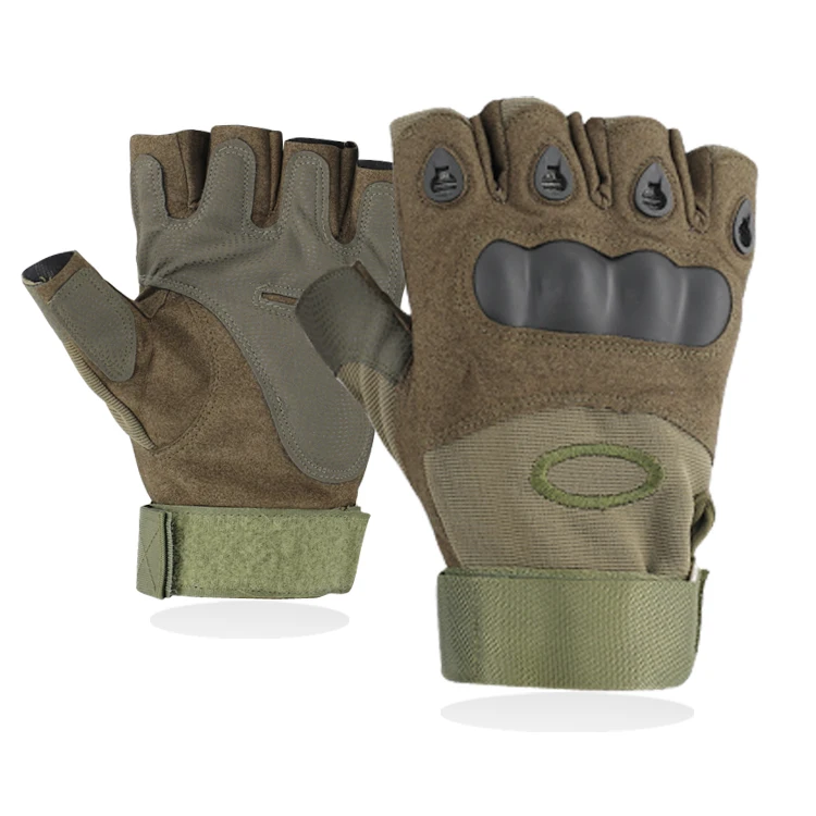 custom outdoor half finger military army police tactical gloves military
