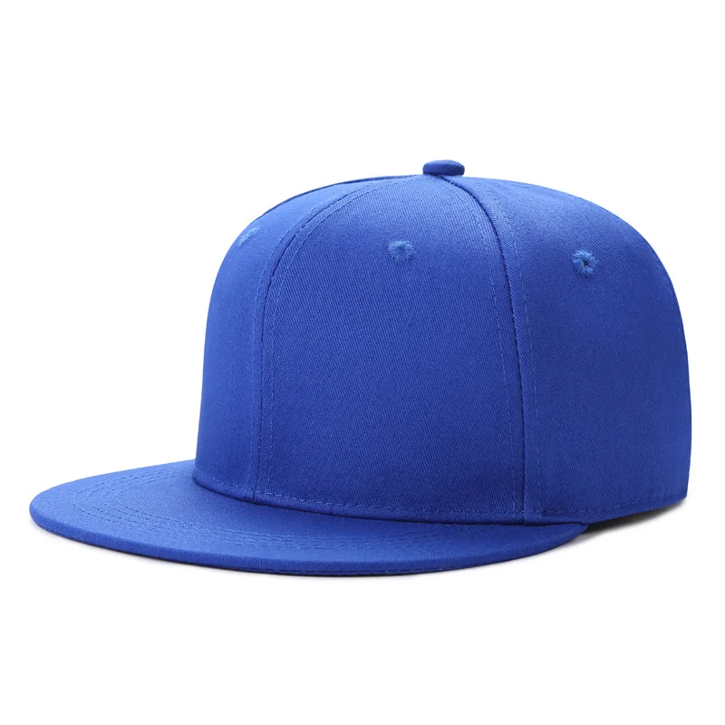Hot Men Women Baseball Cap Solid Hip-Hop Snapback Flat Hat
