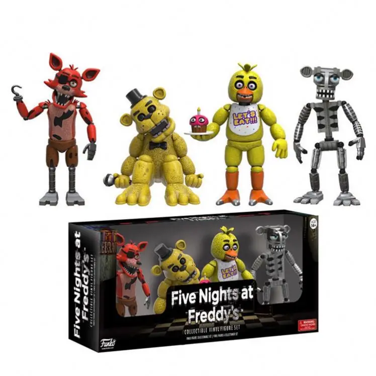Five Nights At Freddy With 3d Eyes Halloween Horror Thriller Adventure Game Mini Building Blocks Bricks Figures Toys
