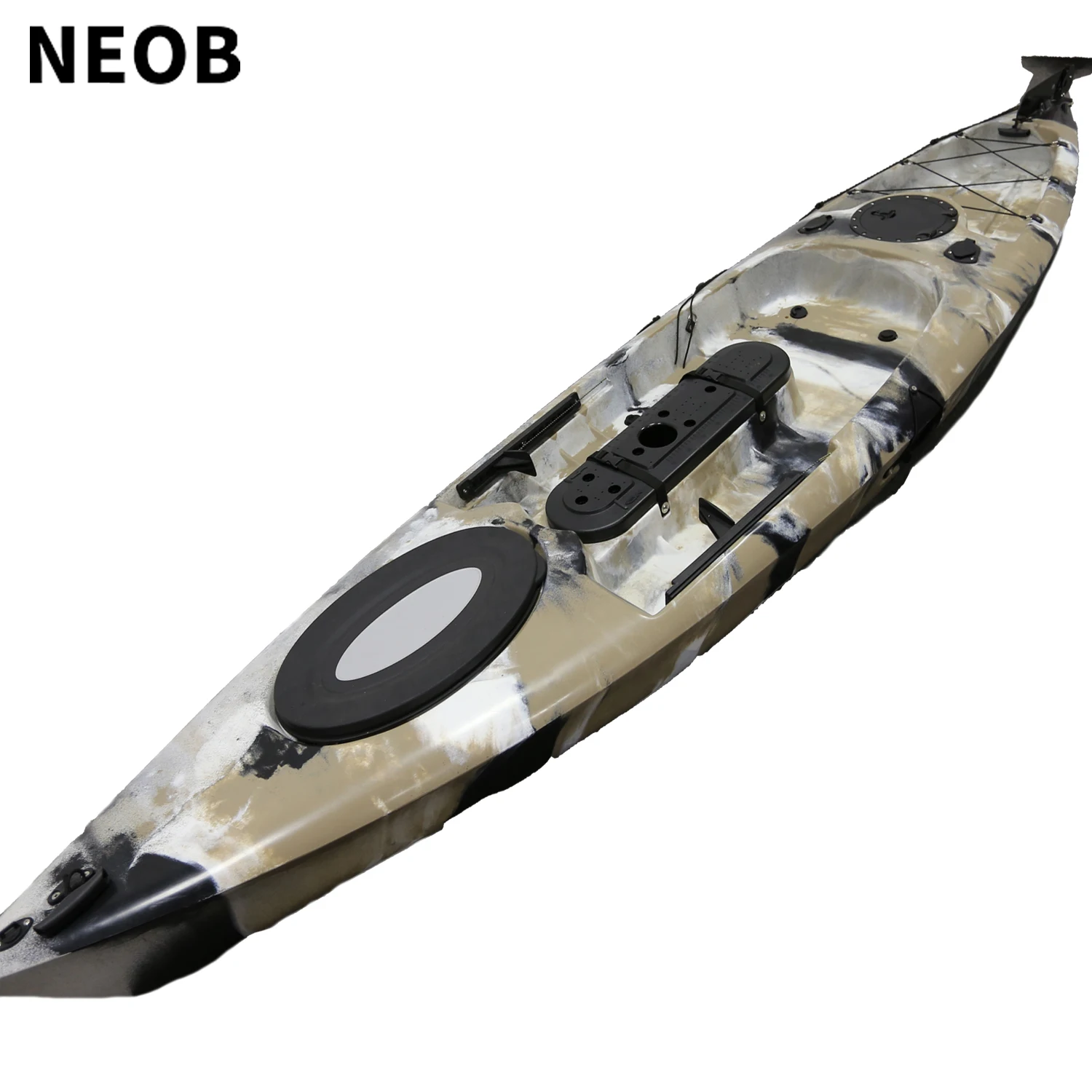 NEOB OEM 10 футов рыболовный каяк Педальный привод под заказ Цветной каноэ/каяк LLDPE Roto литье одинарный сидячий на верхней
