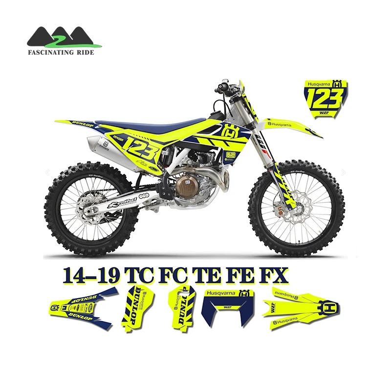  Прямая продажа с завода наклейка на мотоцикл husqvarna 2014-2016 FE TE FC модифицированные мотоциклетные наклейки все
