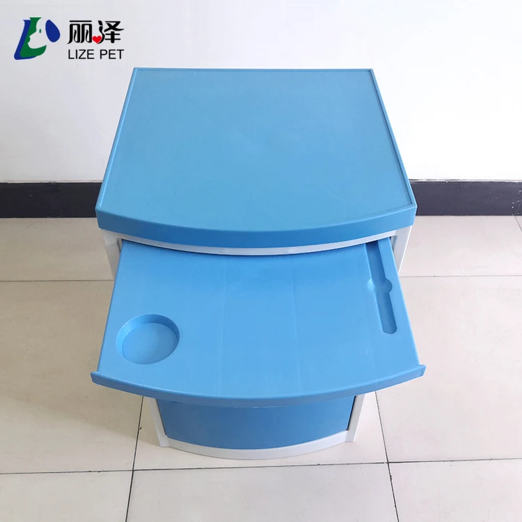 LIZE High Quality ABS Hospital Bedside Cabinet With Drawer Patient Bedside Medical Locker