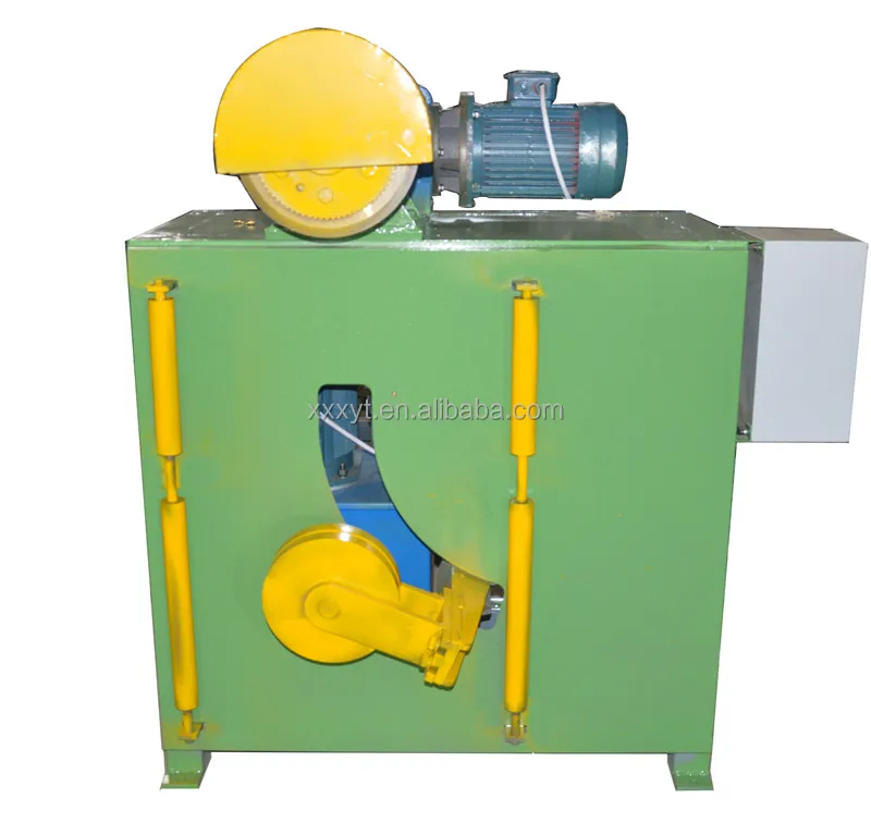 Tire sidewall cutter/tire cutting machine to remove tire cord and metal rings