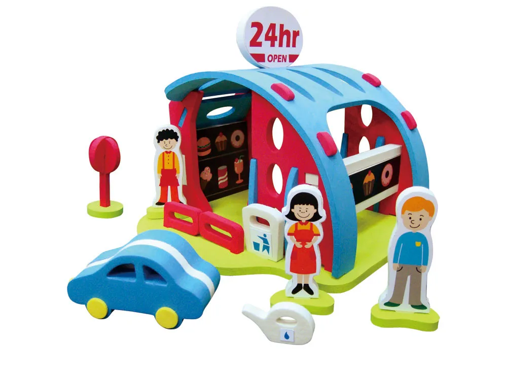 Best Selling Durable DIY Crafts 10mm Thickness Educational Snack Bar Toys Kits For Kids Customized products