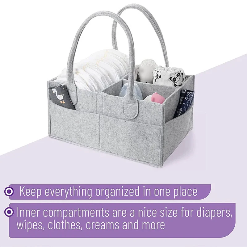 High Quality Mummy Baby Travel Diaper Caddy Bag Storage Organizer Box Wet Changing Mommy Pad Bag Custom Logo Tote Backpack