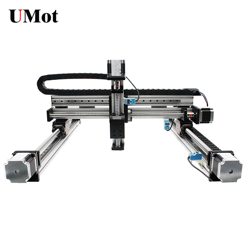 XYZ  gantry robot linear stage 50mm-4000mm customizable ball screw linear guide rail for 3d printer CNC