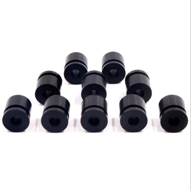 Silicone Rubber Column Electronic And Electrical Accessories Black Ding Qing Anti-slip Damping Rubber Column
