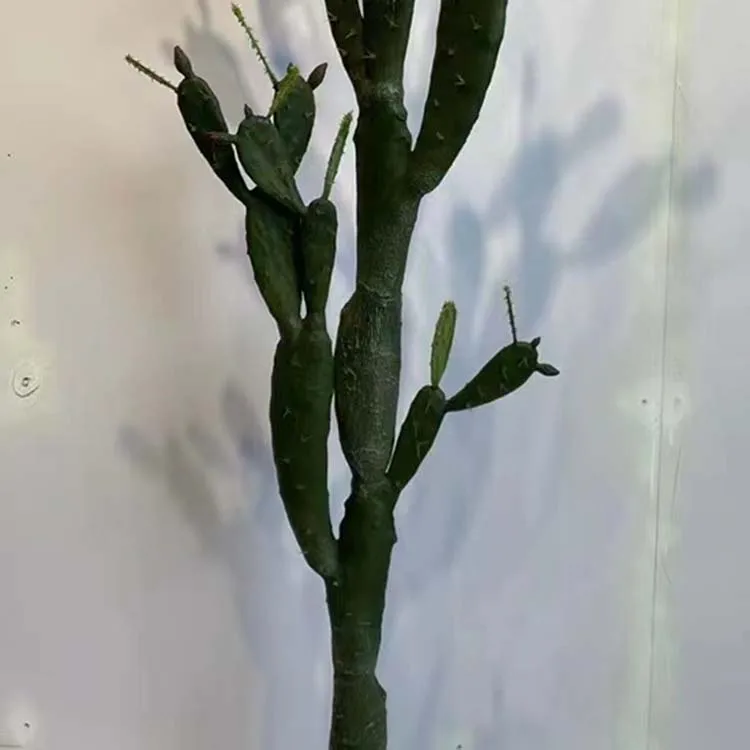 Hot Sale Desert Plant Flat Cactus Home Decor Cactus Artificial Plant Outdoor Artificial Tree