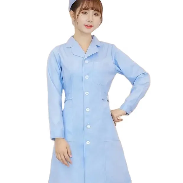 Халат сари американская мода Uniforme Medico больница Blancos