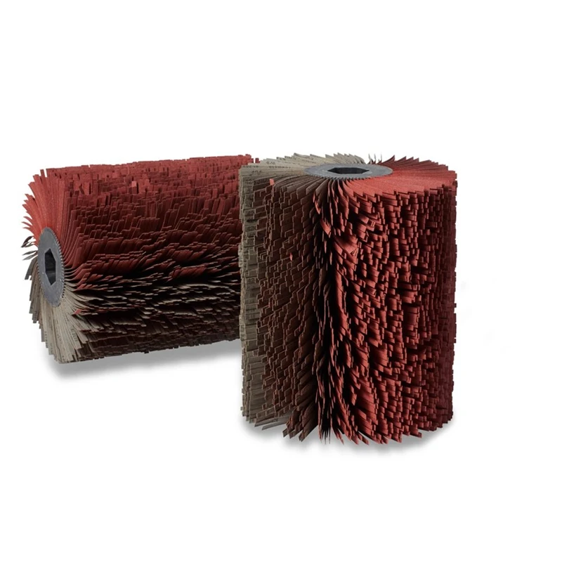 Abrasive Flap Grinding Wheel Emery Cloth Wire Polishing Wheel For Curved Irregular Surface