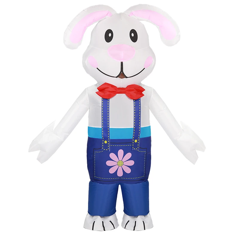 Inflatable Costume Fancy Dress Cosplay Rabbit Dress Easter Party Inflatable Bunny Costume