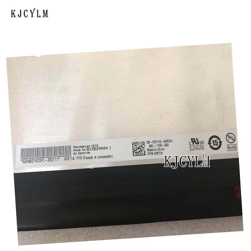 15.6 Inch Laptop LCD Panel 3840-2160 UHD 40pin eDP B156ZAN04.1 0DVNCT B156ZAN05.0 DHL Free