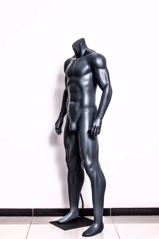 Fiberglass Male headless standing sports mannequin man Athletic model