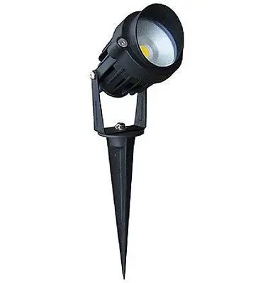 5W DC12V 24V Waterproof LED Landscape Lighting Outdoor Garden Spot Lights with Spike Stand Warm white 3000K