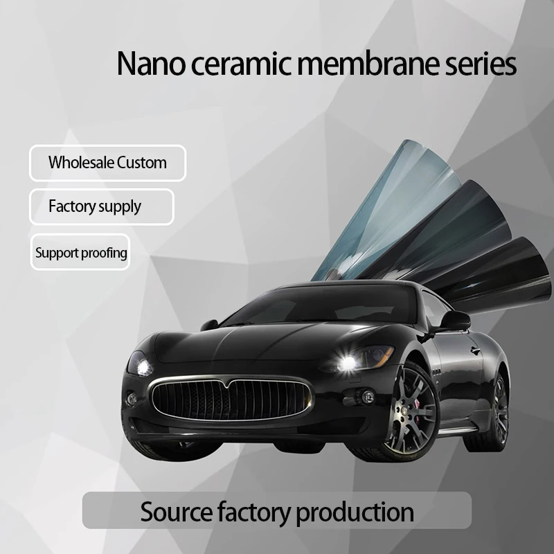 Factory Wholesale 30m Removable Auto Glass Protective Film Nano Ceramic  Insulation Privacy Raping Wrap Films Car Film