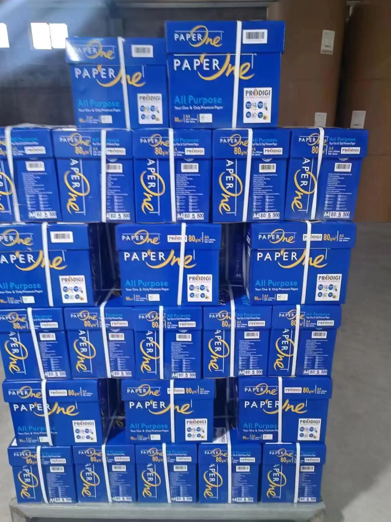 Factory directly sale Paper One 80 GSM 70 Gram Copy Paper / A4 Copy Paper 75gsm